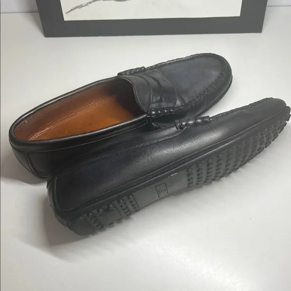 Allen Edmonds Black Men's Leather Penny Loafers Size US 12D - Picture 8 of 16